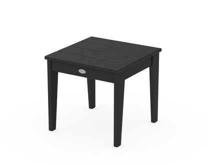 POLYWOOD® Newport 18" Side Table in Black