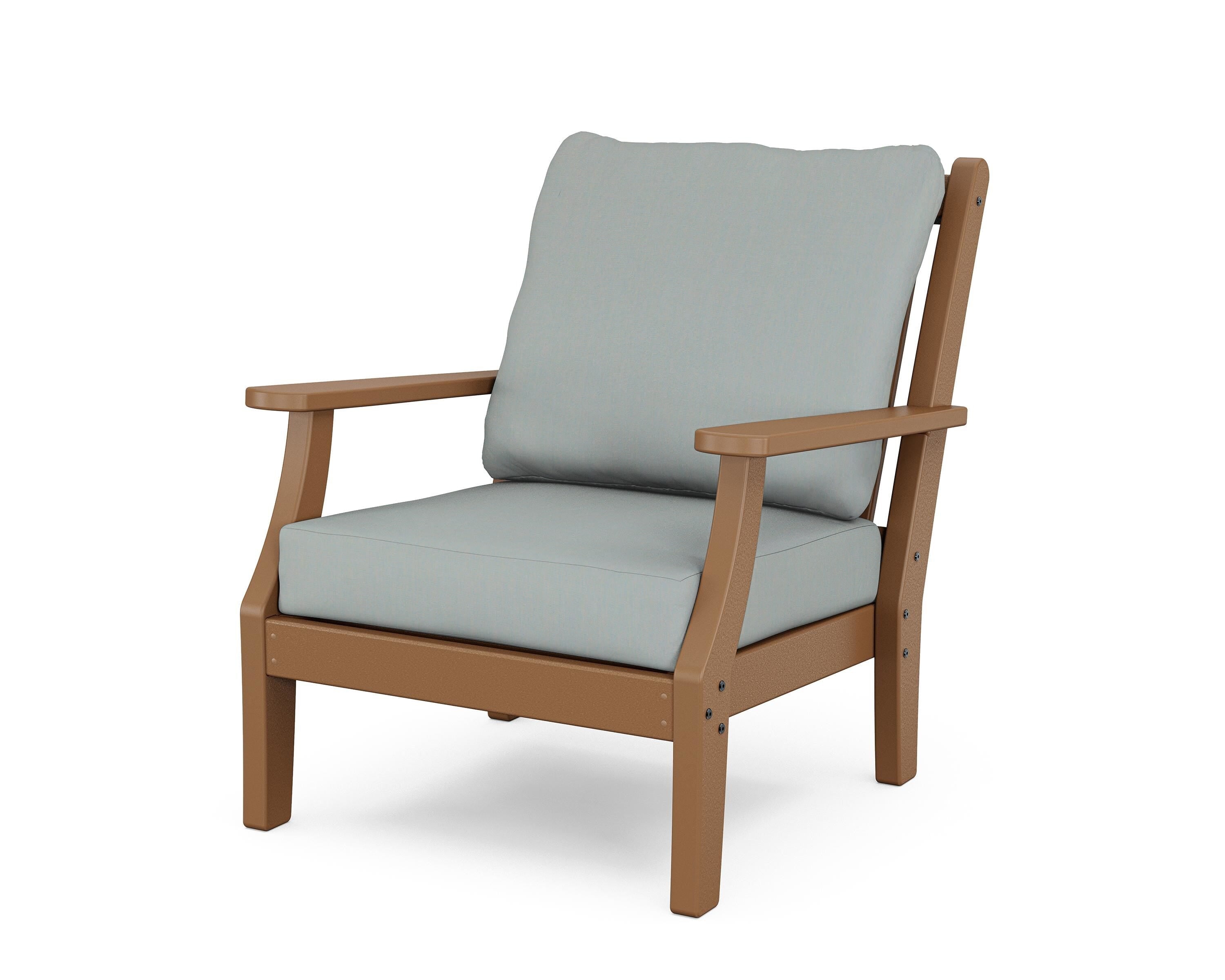 Country Living Wovendale Deep Seating Chair in Teak / Spa