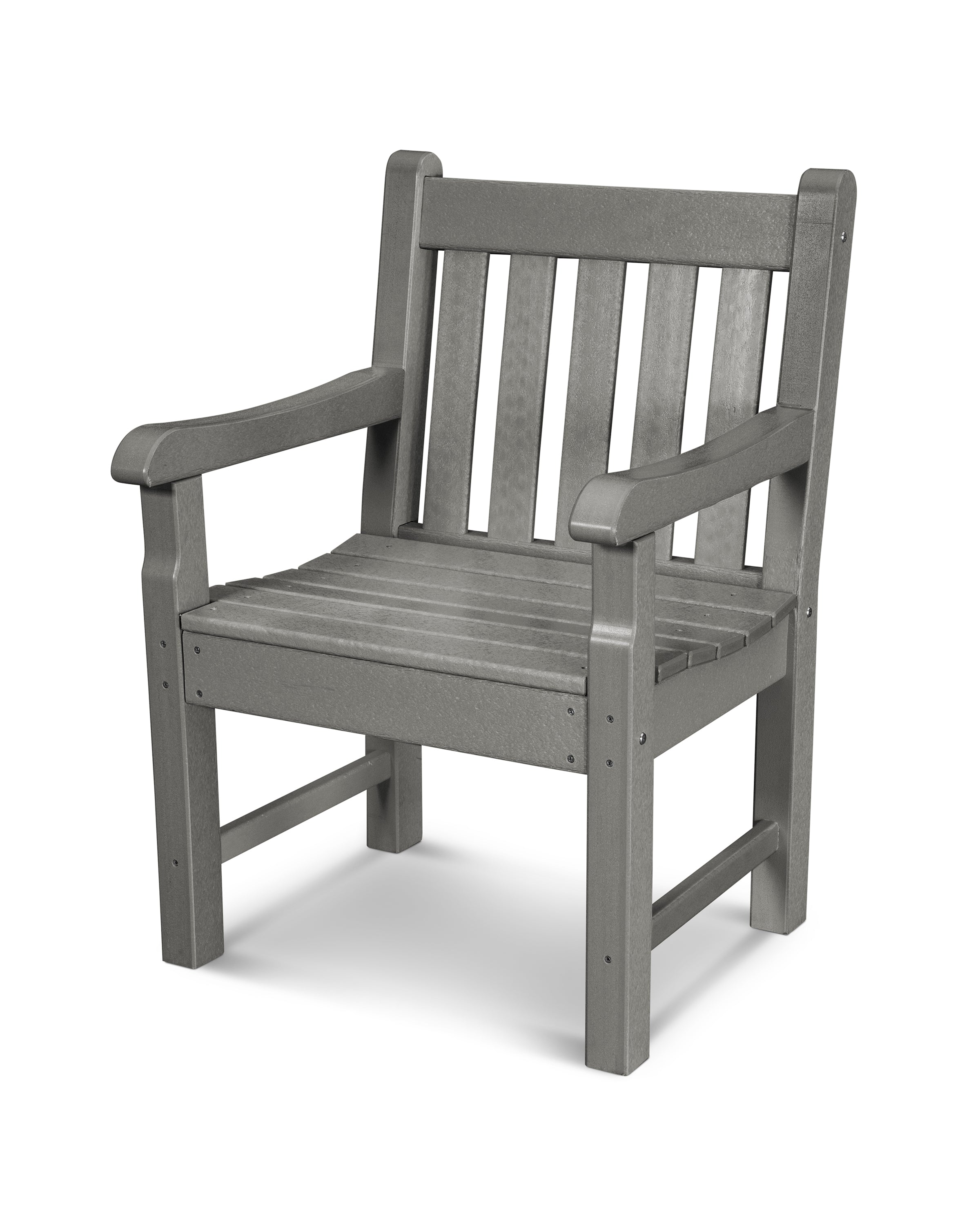 POLYWOOD® Rockford Garden Arm Chair in Slate Grey