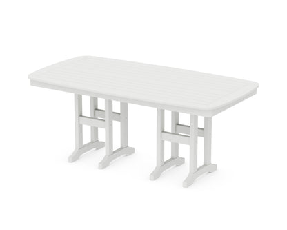 POLYWOOD® Nautical 37" x 72" Dining Table in White