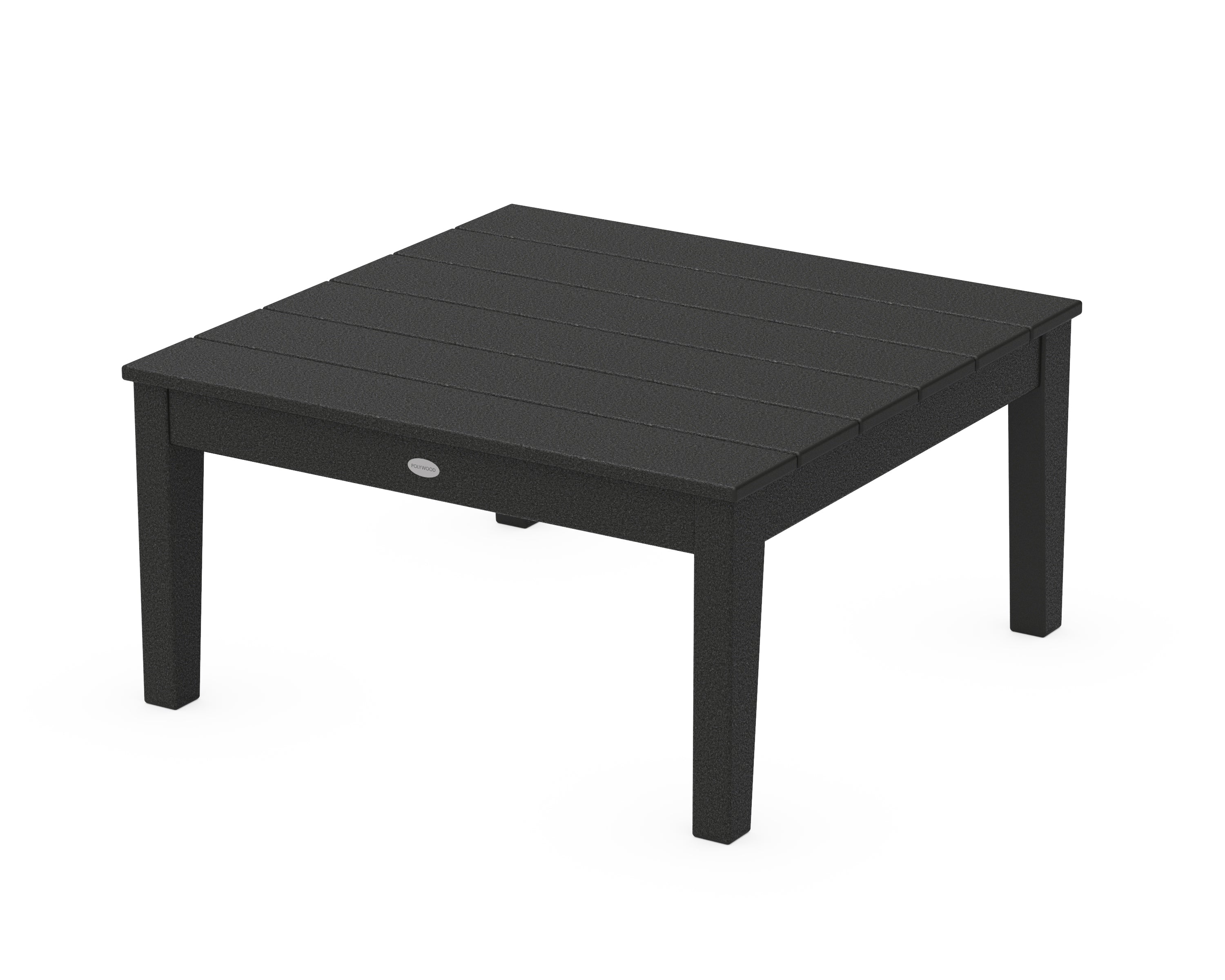 POLYWOOD® Newport 36" Conversation Table in Black