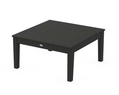 POLYWOOD® Newport 36" Conversation Table in Black