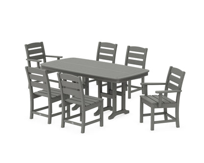 POLYWOOD® Lakeside 7-Piece Dining Set in Slate Grey