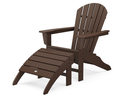 POLYWOOD® South Beach Adirondack 2-Piece Set in Mahogany