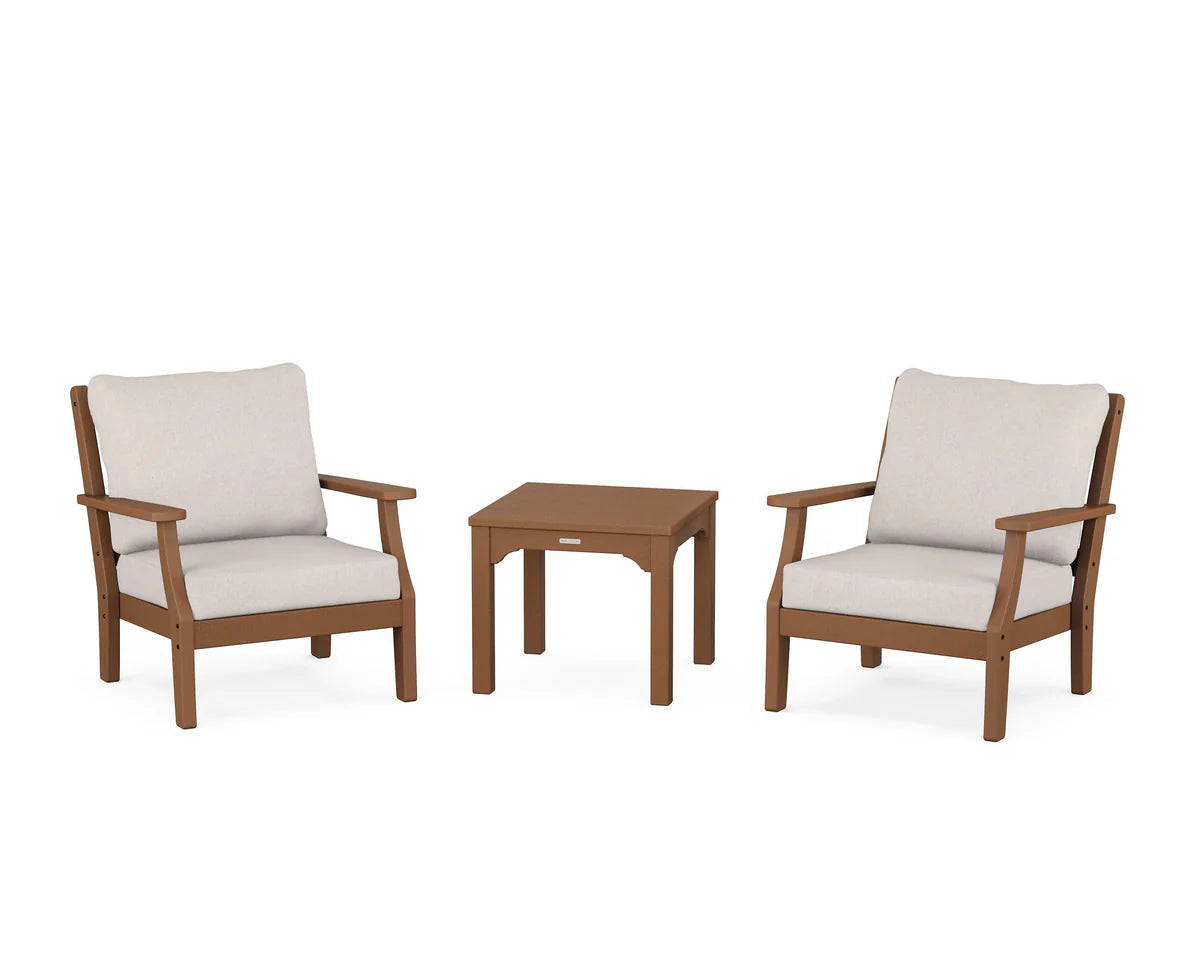 Chinoiserie 3-Piece Deep Seating Set