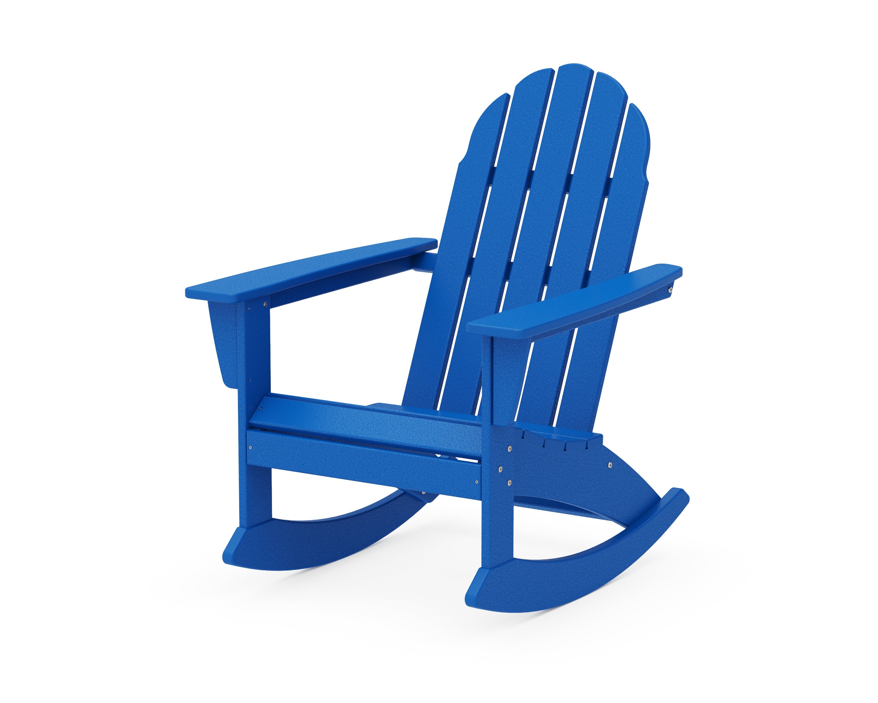 POLYWOOD® Vineyard Adirondack Rocking Chair in Pacific Blue