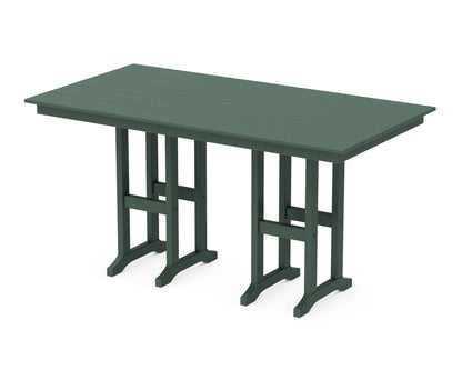 POLYWOOD® Farmhouse 37" x 72" Counter Table in Green