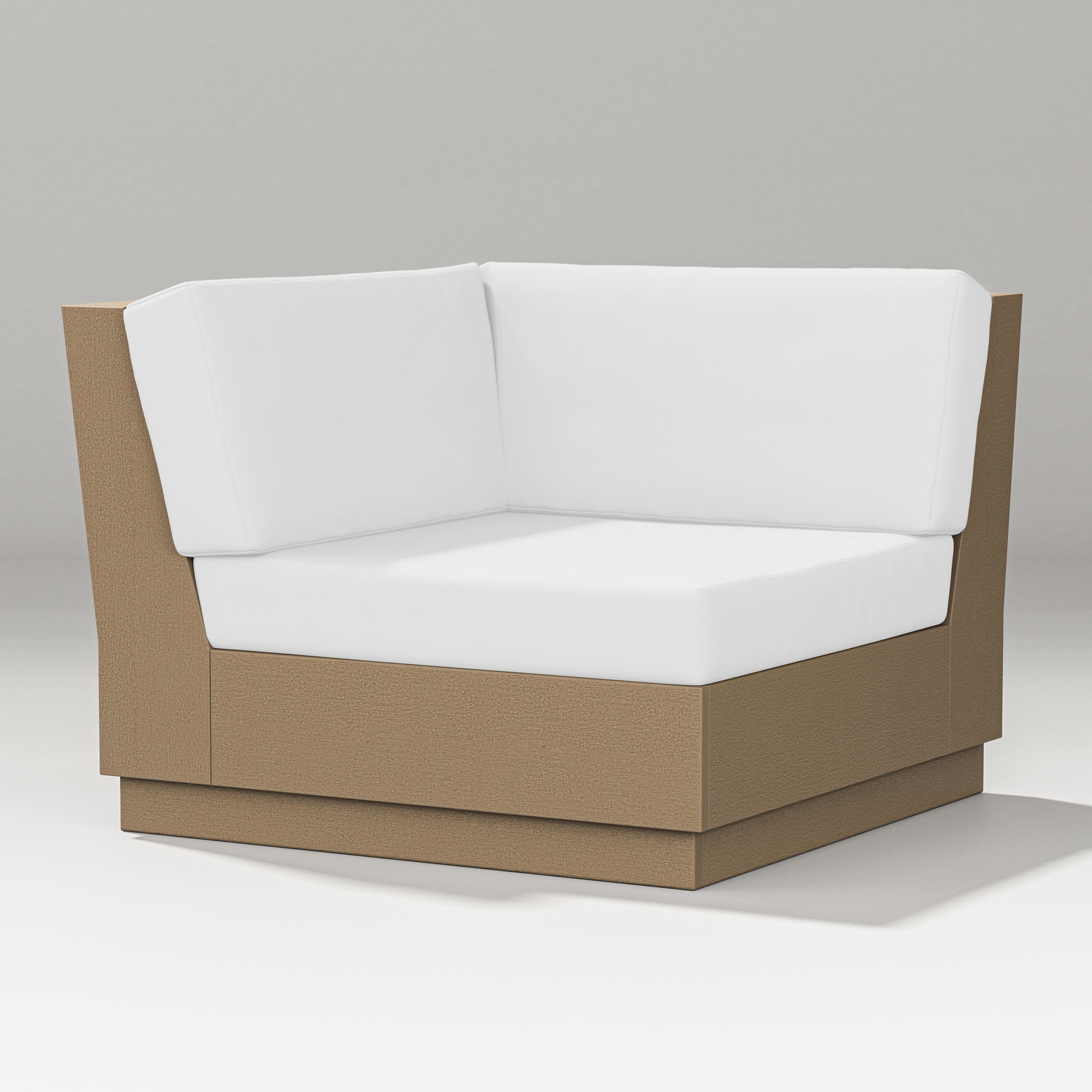 PW Designer Series Elevate Modular Corner Chair in Vintage Sahara / Natural