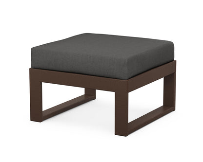 Unbranded Modular Ottoman - Modern in Mahogany / Spectrum Carbon
