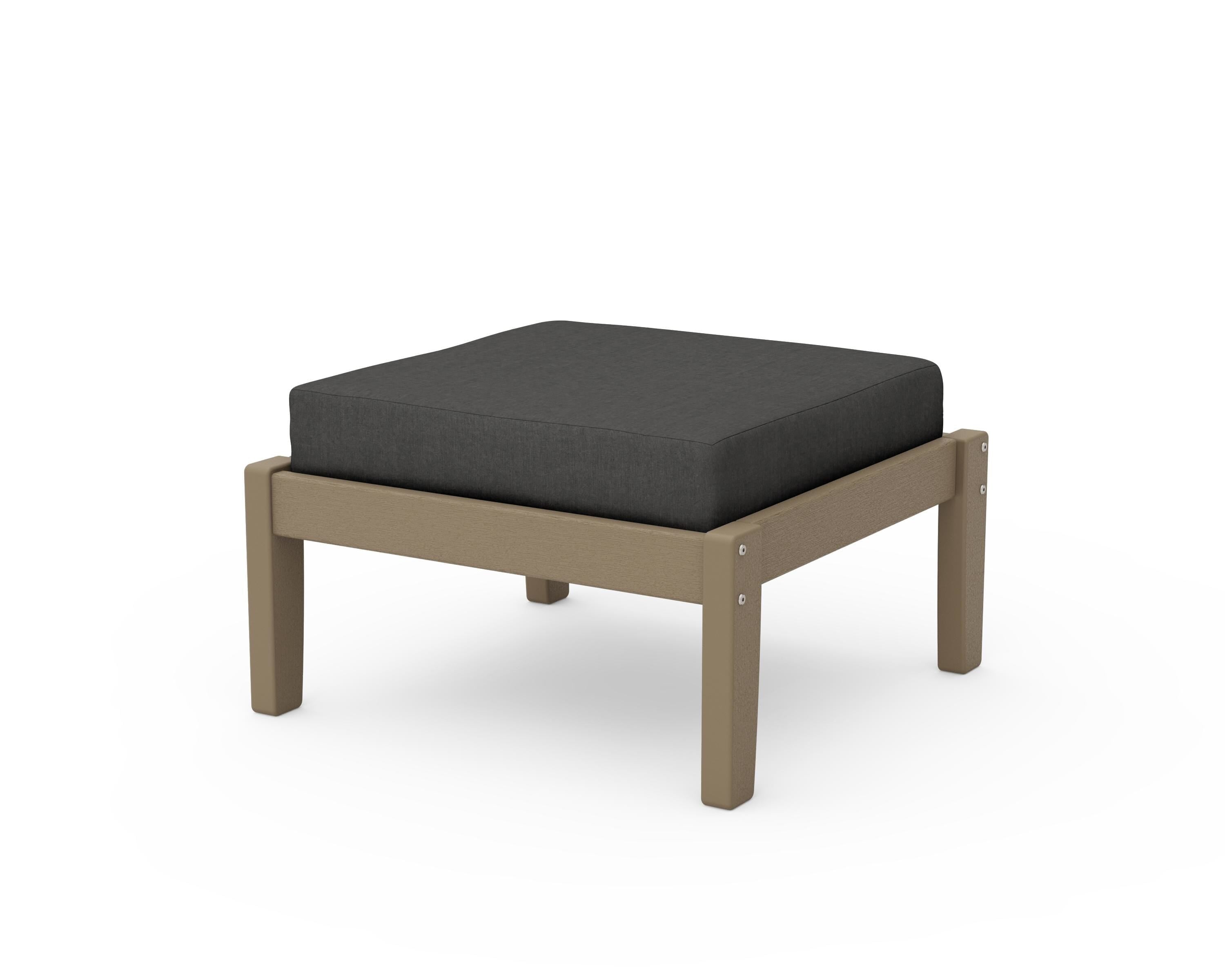 Unbranded Deep Seating Ottoman in Vintage Sahara / Spectrum Carbon
