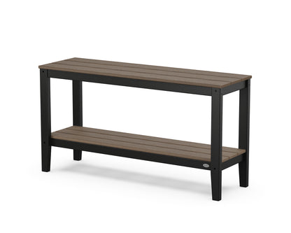 POLYWOOD® Newport 55" Console Table in Black / Kona