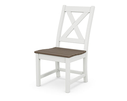 POLYWOOD® Braxton Dining Side Chair in White / Kona