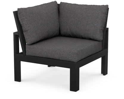 Unbranded Modular Corner Chair in Black / Ash Charcoal