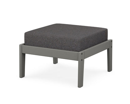 Unbranded Deep Seating Ottoman in Slate Grey / Ash Charcoal