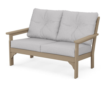 POLYWOOD® Vineyard Deep Seating Loveseat in Vintage Sahara / Granite