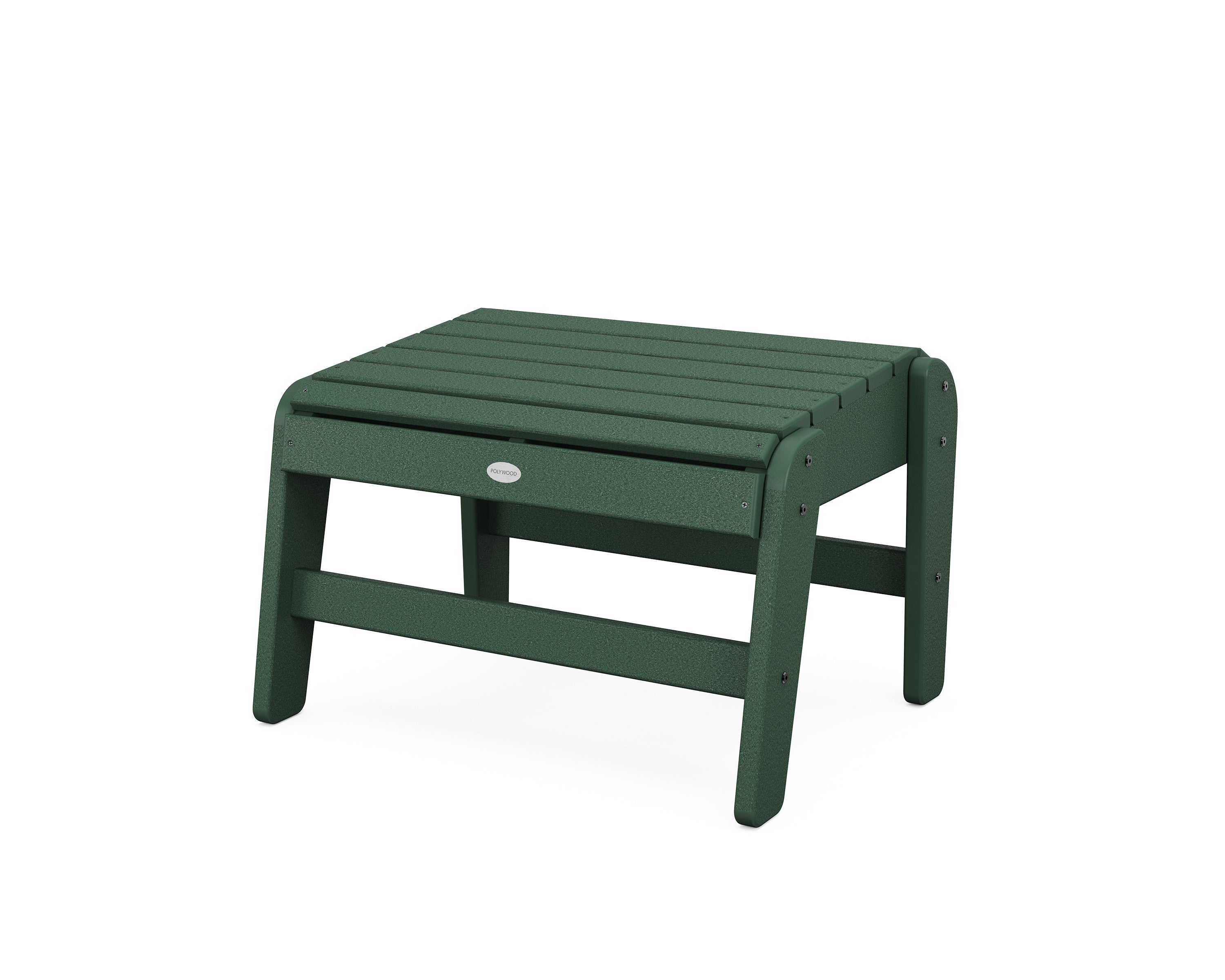 POLYWOOD® Grand Upright Adirondack Ottoman in Green