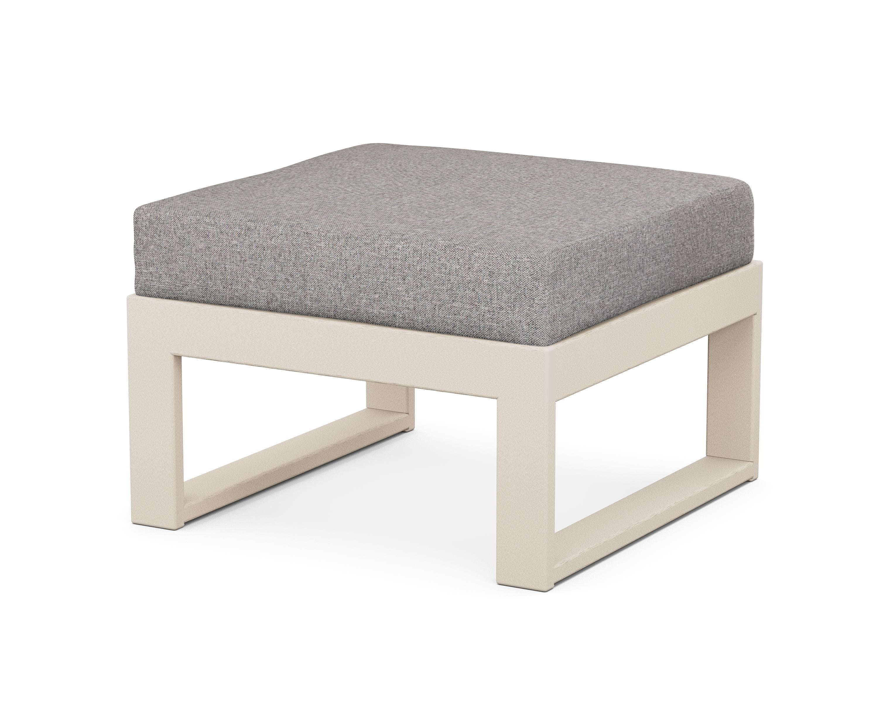 Unbranded Modular Ottoman - Modern in Sand / Grey Mist