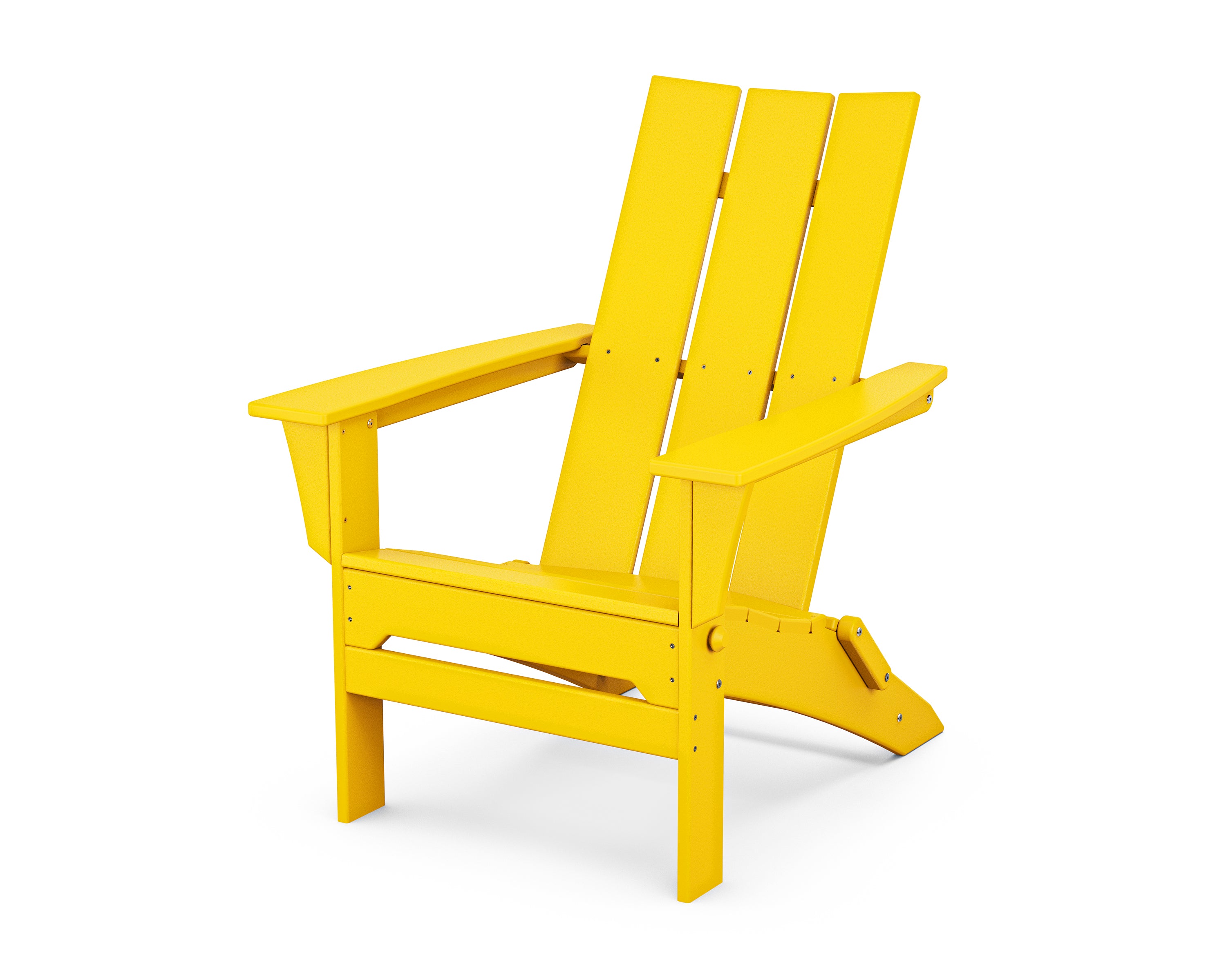 POLYWOOD® Modern Folding Adirondack in Lemon