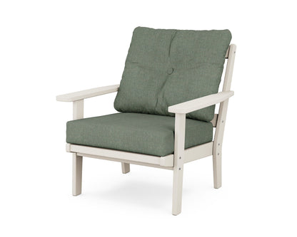 POLYWOOD® Oxford Deep Seating Chair in Sand / Cast Sage