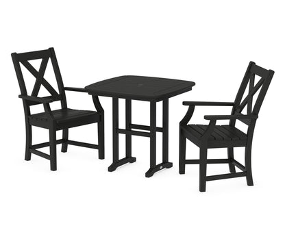 POLYWOOD® Braxton 3-Piece Dining Set in Black