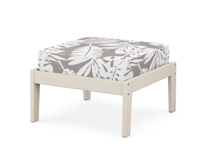 Unbranded Deep Seating Ottoman in Sand / Leaf Grey Mist