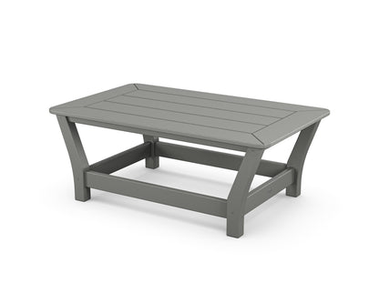 POLYWOOD® Harbour Slat Coffee Table in Slate Grey