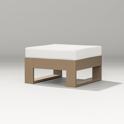 PW Designer Series Latitude Lounge Ottoman in Vintage Sahara / Natural Linen