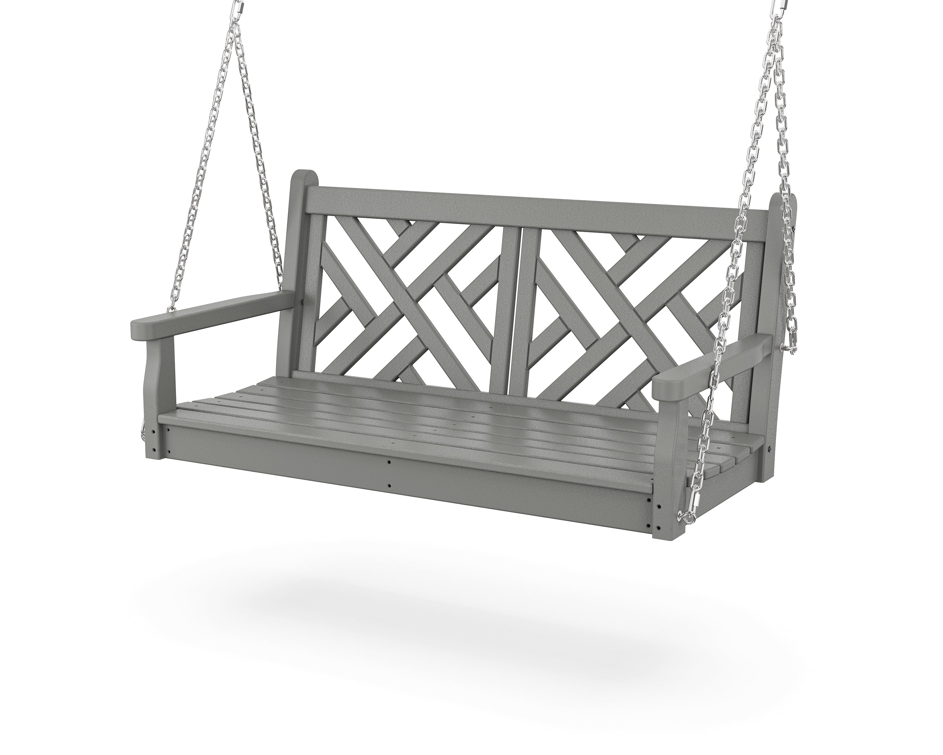 POLYWOOD® Chippendale 48" Swing in Slate Grey
