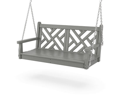 POLYWOOD® Chippendale 48" Swing in Slate Grey