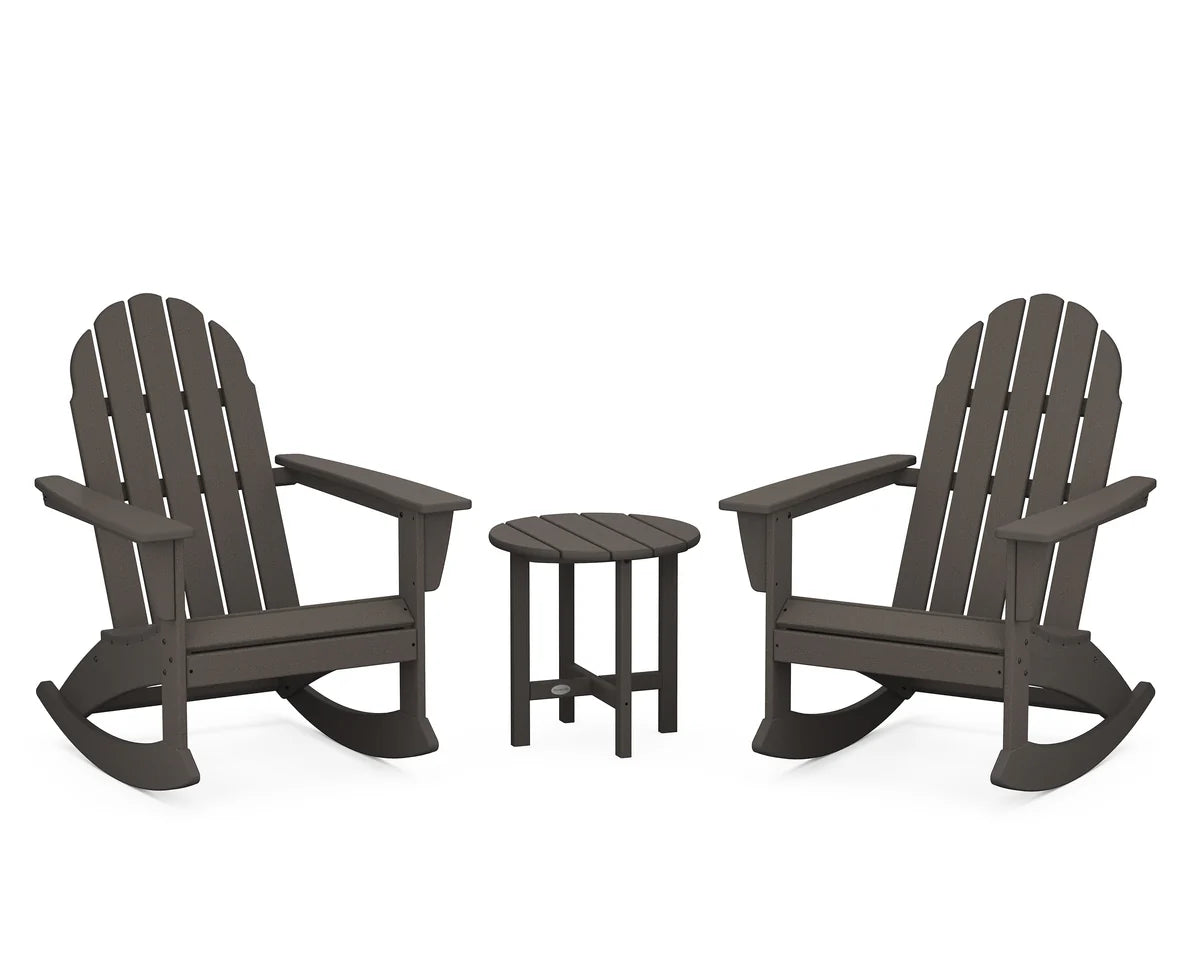 Vineyard 3-Piece Adirondack Rocking Chair Set