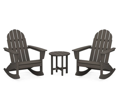 Vineyard 3-Piece Adirondack Rocking Chair Set