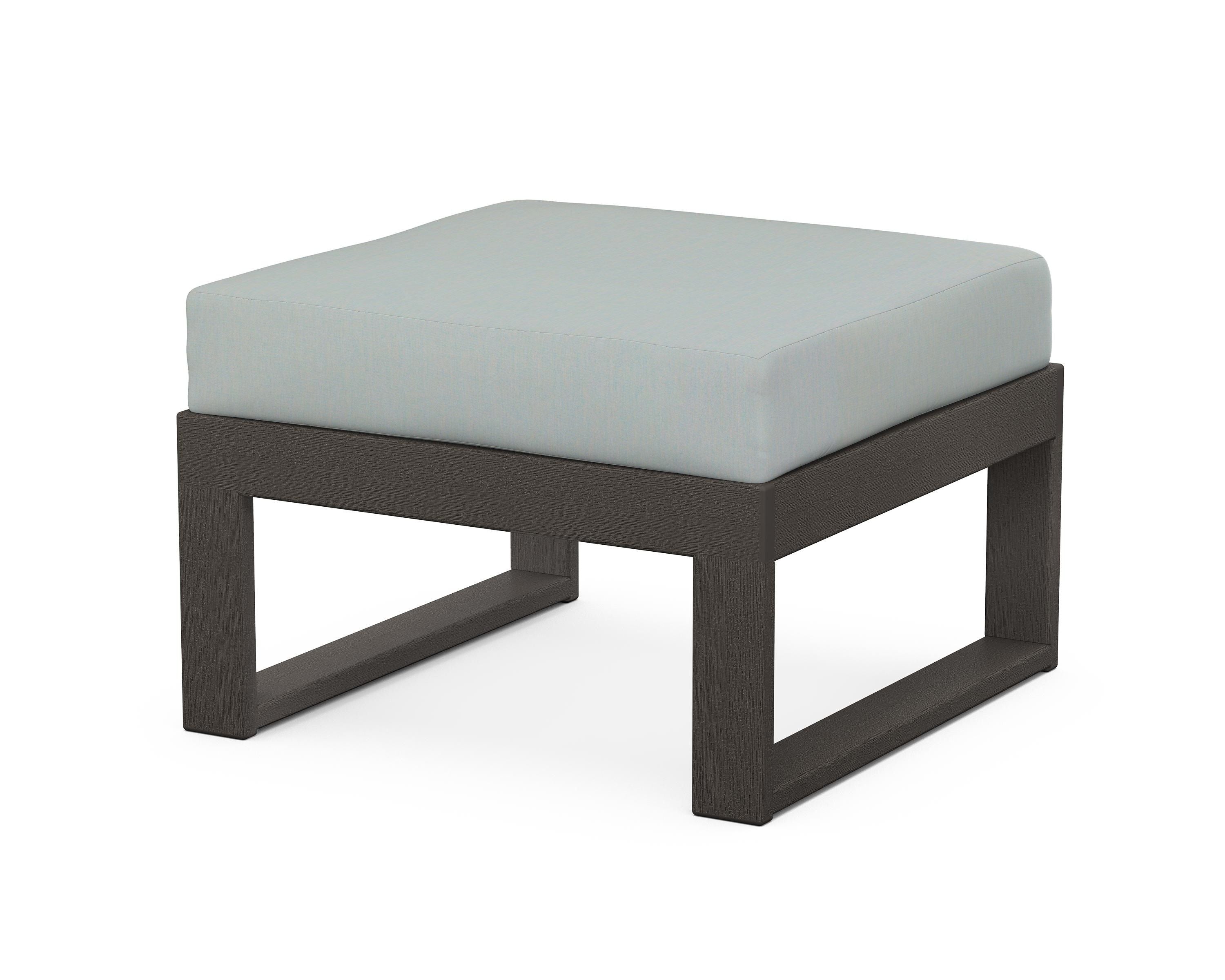 Unbranded Modular Ottoman - Modern in Vintage Coffee / Spa