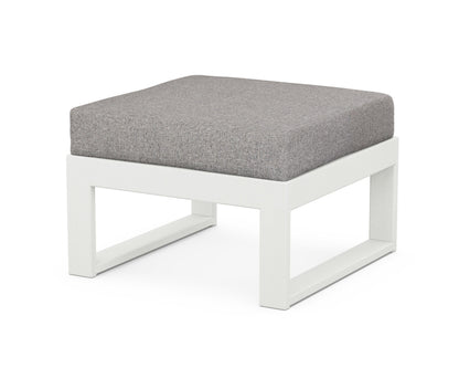Unbranded Modular Ottoman - Modern in Vintage White / Grey Mist