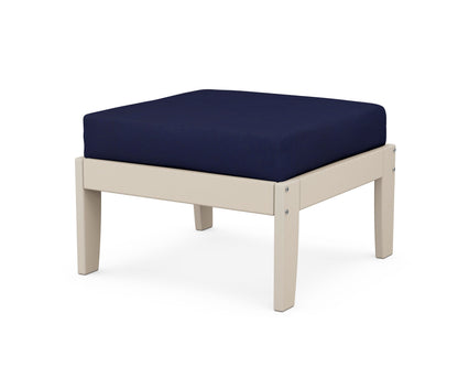 Unbranded Modular Ottoman - Classic in Sand / Navy