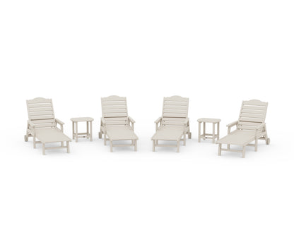 Draper James™ by  POLYWOOD® 6-Piece Savannah Chaise Lounge Set in Sand