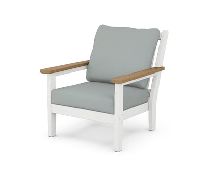 Chippendale Deep Seating Chair - White
