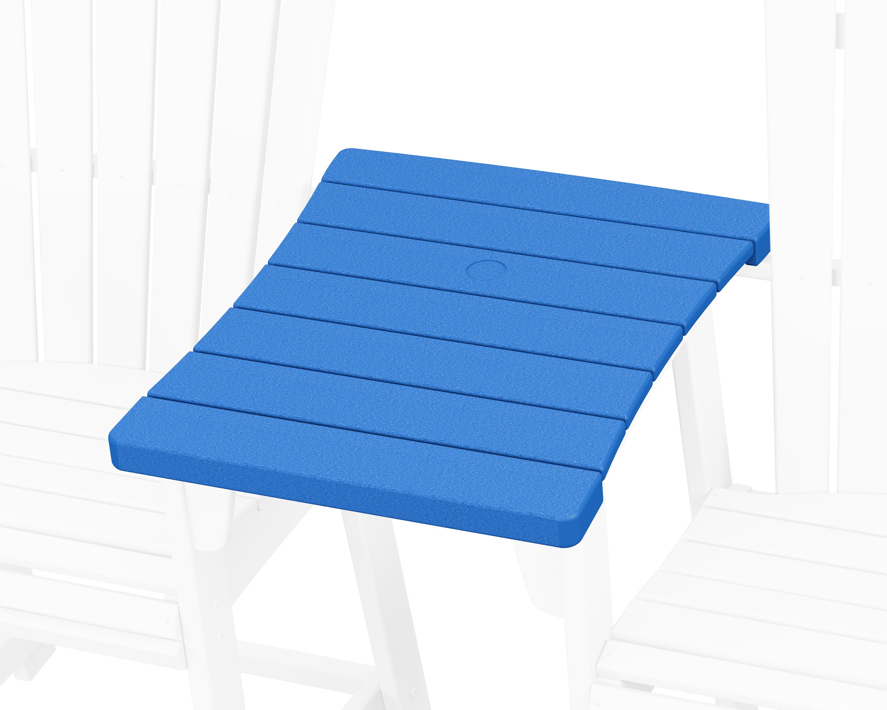 POLYWOOD® 600 Series Straight Adirondack Dining Connecting Table in Pacific Blue