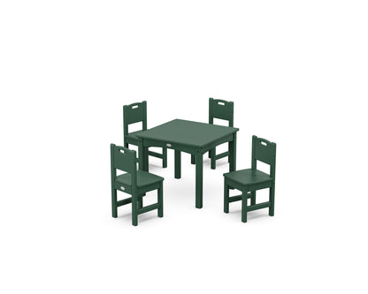 POLYWOOD® Toddler 5-Piece Dining Set in Green