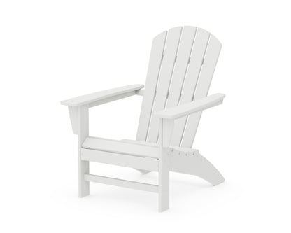 POLYWOOD® Nautical Adirondack Chair in White