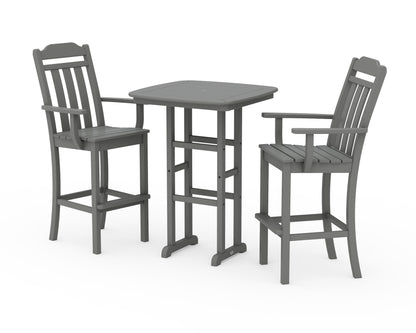 Country Living Cottage 3-Piece Bar Set in Slate Grey