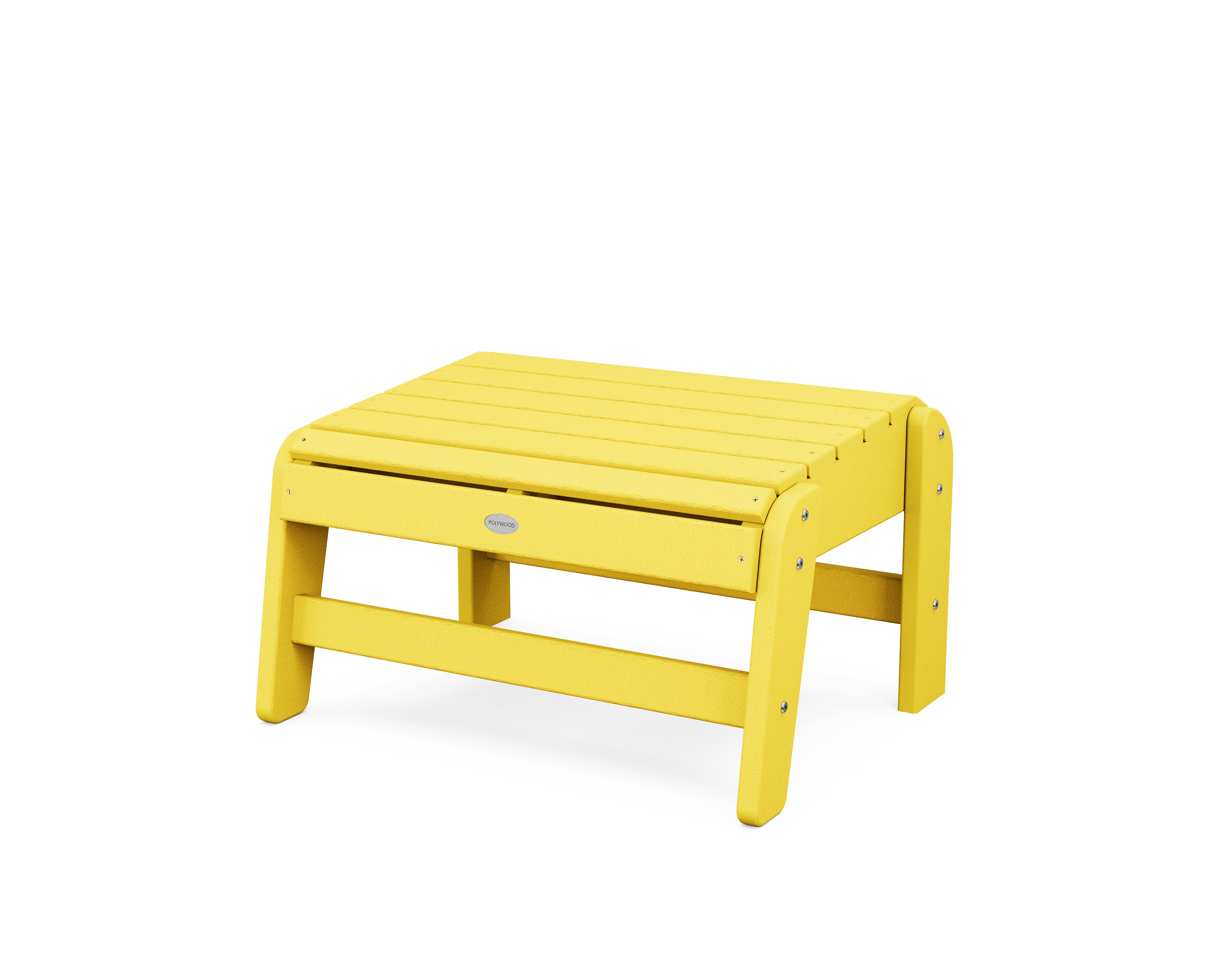 POLYWOOD® Grand Adirondack Ottoman in Lemon