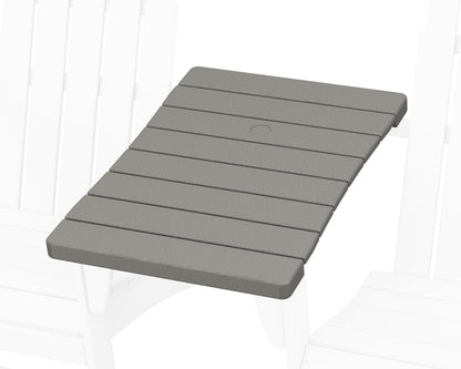 POLYWOOD® 400 Series Straight Adirondack Connecting Table in Slate Grey