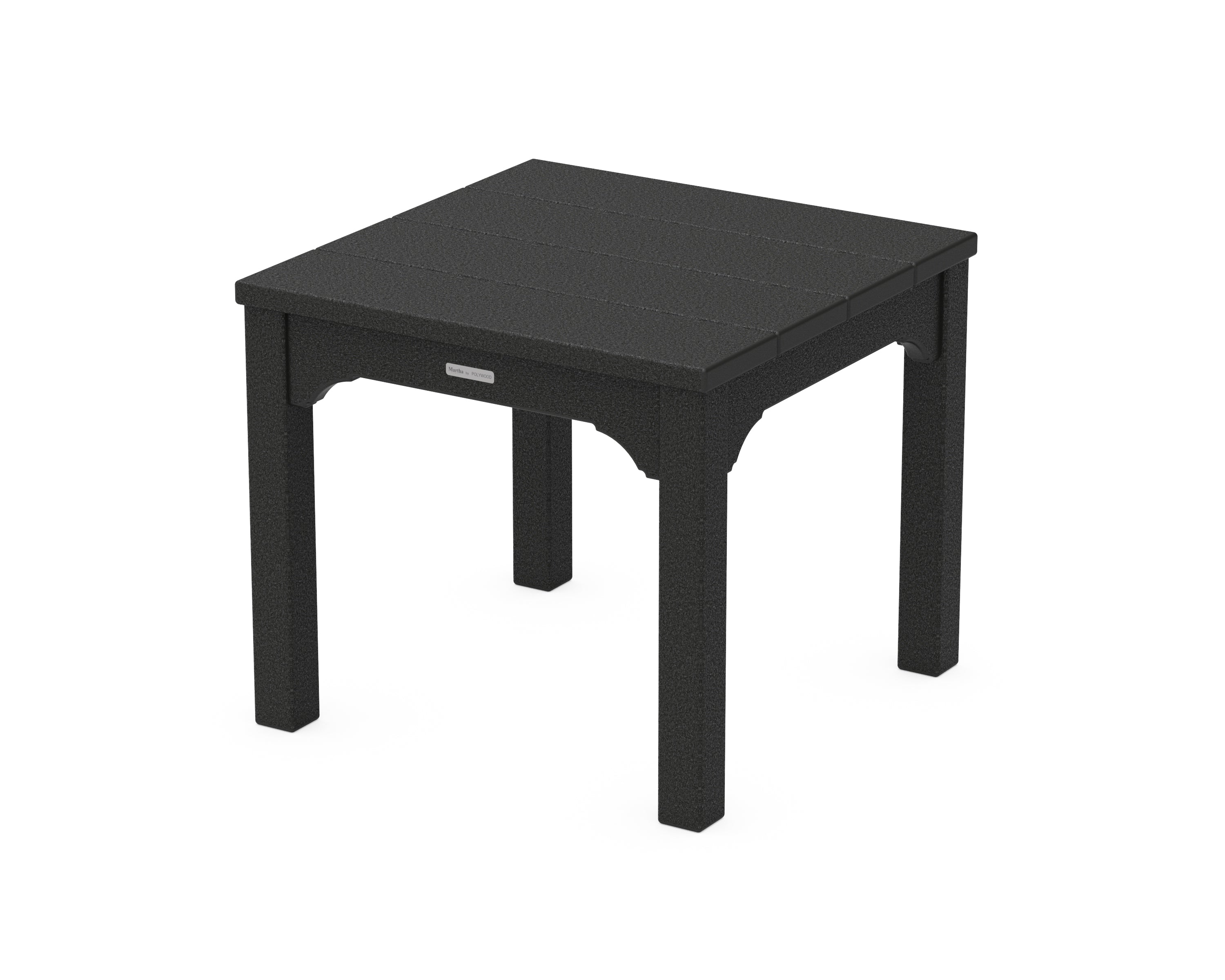 Martha Stewart by POLYWOOD® Chinoiserie End Table in Black