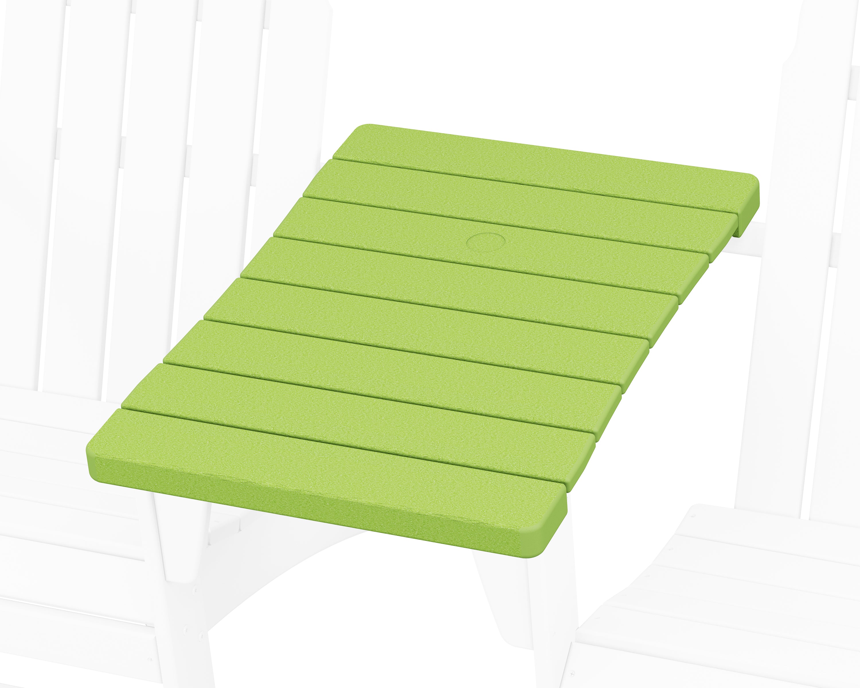 POLYWOOD® 400 Series Straight Adirondack Connecting Table in Lime