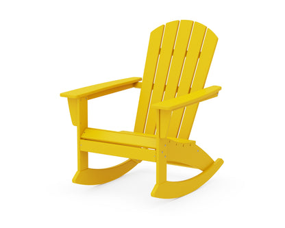 POLYWOOD® Nautical Adirondack Rocking Chair in Lemon