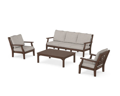 Chinoiserie 4-Piece Deep Seating Set with Sofa