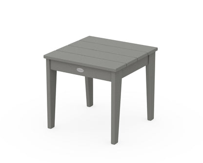 POLYWOOD® Newport 18" Side Table in Slate Grey