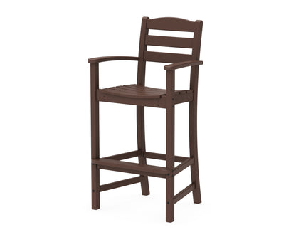 POLYWOOD® La Casa Café Bar Arm Chair in Mahogany