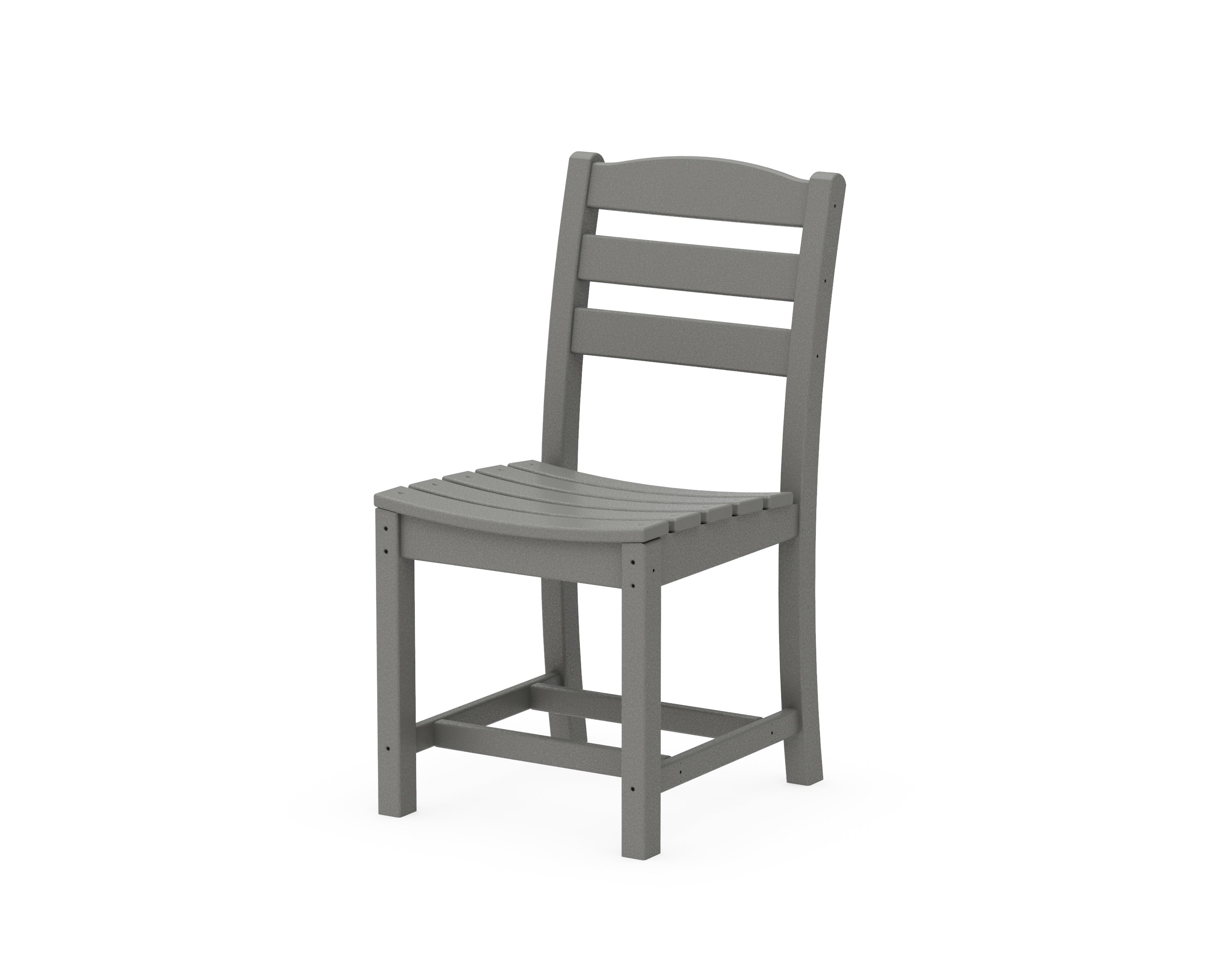 POLYWOOD® La Casa Café Dining Side Chair in Slate Grey