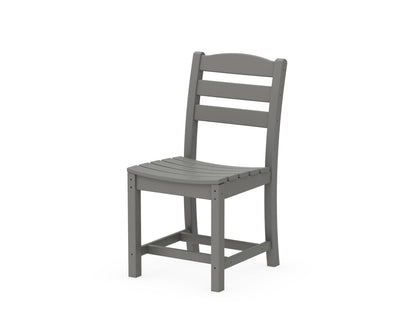 POLYWOOD® La Casa Café Dining Side Chair in Slate Grey